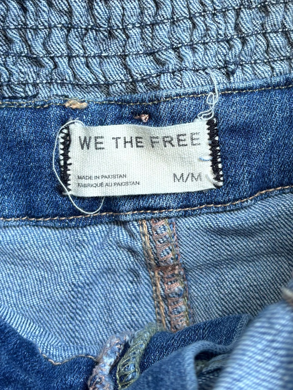 We The Free Dark Blue Denim Romper - Picture 5 of 10